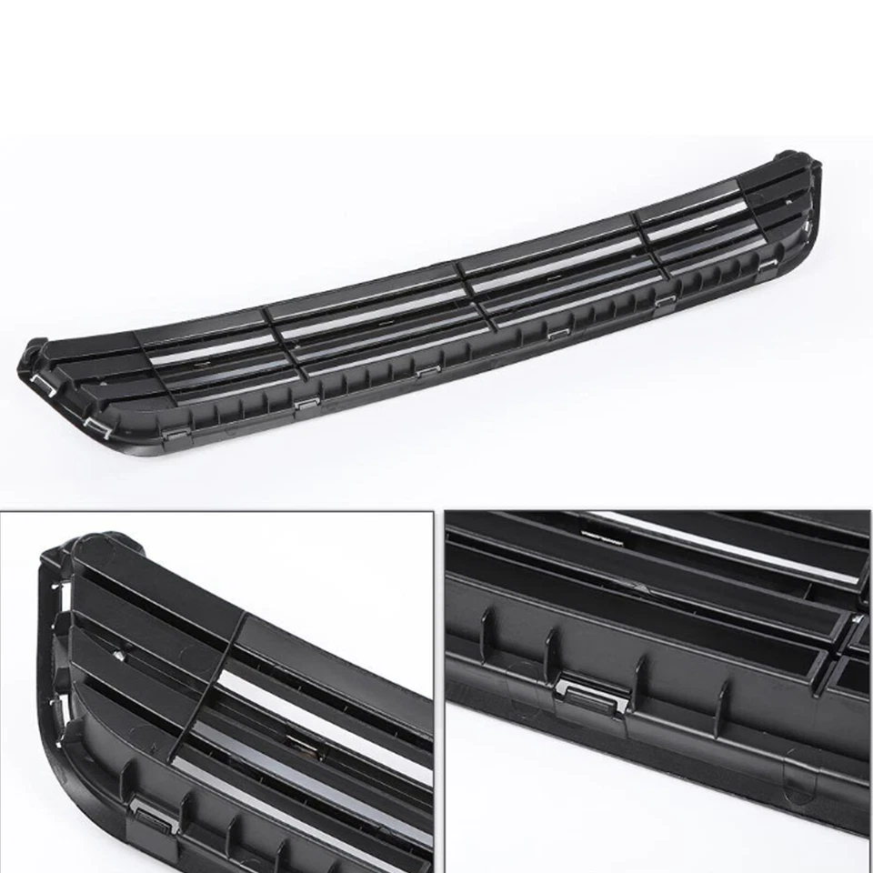 Juego de luces antiniebla parrilla inferior superior delantera cromadas negras para Kia Optima 2014-2015 Foto 3 de 4