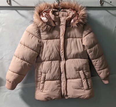 Guess (Los Angeles) - Girl's Puffer Coat - Size 7 - Faded Pink Color