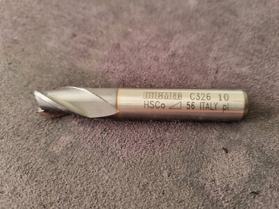 Schaftfräser 10mm Dormer C326 HSCo 3-Schneider für Stahlbearbeitung Neu