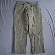 Vtg Polo Ralph Lauren 36x30 5 Pocket Khaki Cotton Loose Tapered Mens Chino Pants