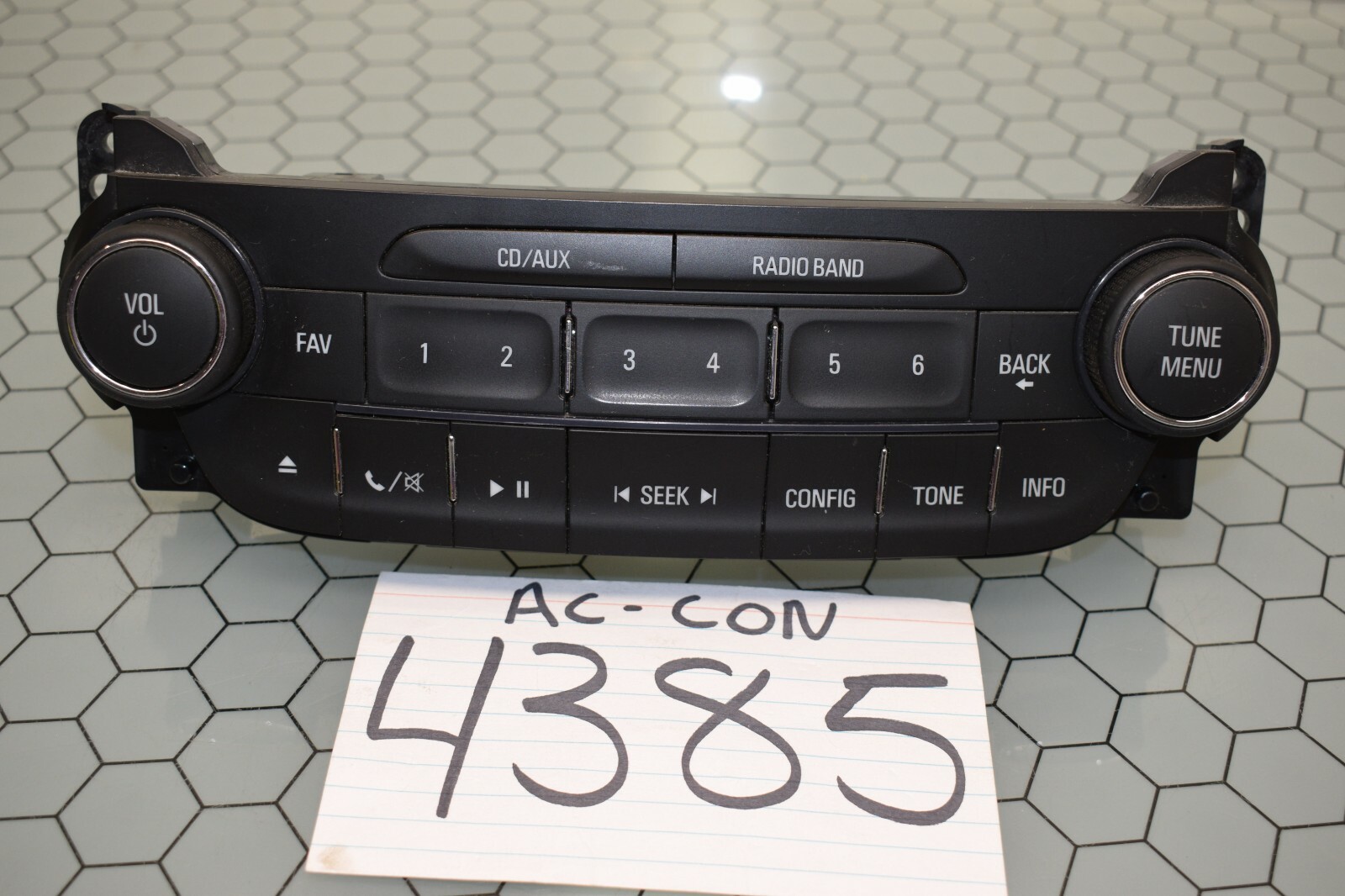 14 15 16 Chevrolet Malibu Radio Control Panel Used Stock #4385-AC