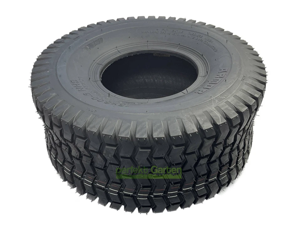 15x6.00-6 4PR Honda Stiga Partner Ferris Stihl Mountfield Rasentraktor Reifen - Bild 2 von 3