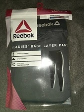 ~NEW~ Reebok Ladies Base Layer Pants Grey Size Large