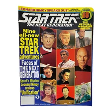 Star Trek Next Generation Volume 18 1991-92 Magazine Leonard Nimoy