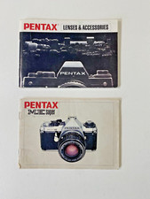 Pentax ME Super Camera Instruction manual plus the Lenses  Accessories Booklet