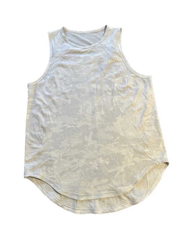 lululemon sculpt camouflage mesh read run tank-top