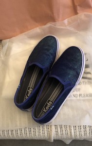 blue slip on shoes womens