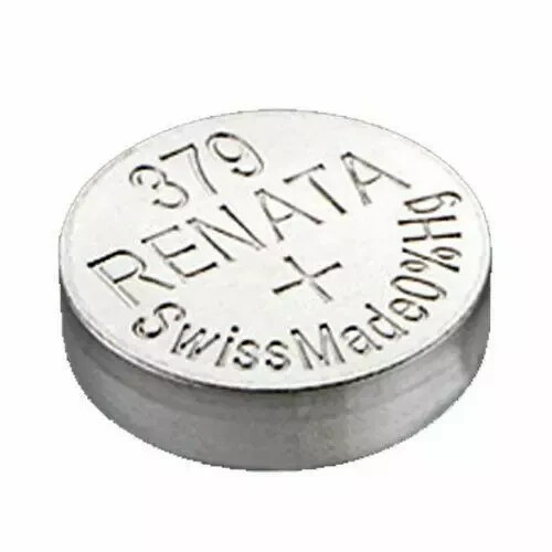 Renata Swiss Watch Battery 379 SR521SW Button Cell x1 x2 x3 x5 x10 x25 x50 x100 - Picture 1 of 3