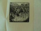 Hermann Fechenbach. Original Wood Engraving