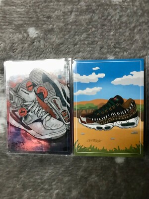 2022 Panini Foot Locker Sneakers Card Pair - Holo Icons Card & Special Edition