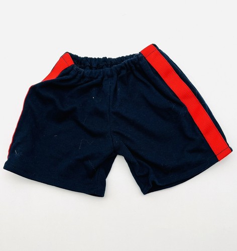 Pantalones cortos Build a Bear azul marino y rojo y gorra de hockey roja y azul - Imagen 6 de 7