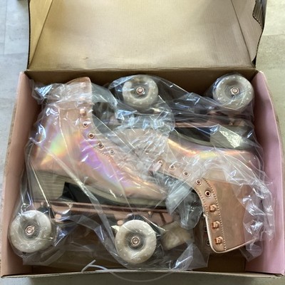 Impala Girls's Quad Roller Skates, Marawa Rose Gold - Size 9 Brand New