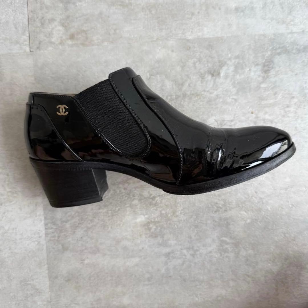 CHANEL ankle Boots Shoes Cocomark EU 36 US 6 Black Auth Excellent From JAPAN thumbnail 15