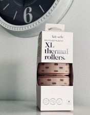 Kitsch, Terracotta Thermal Rollers XL, SET OF 4, New
