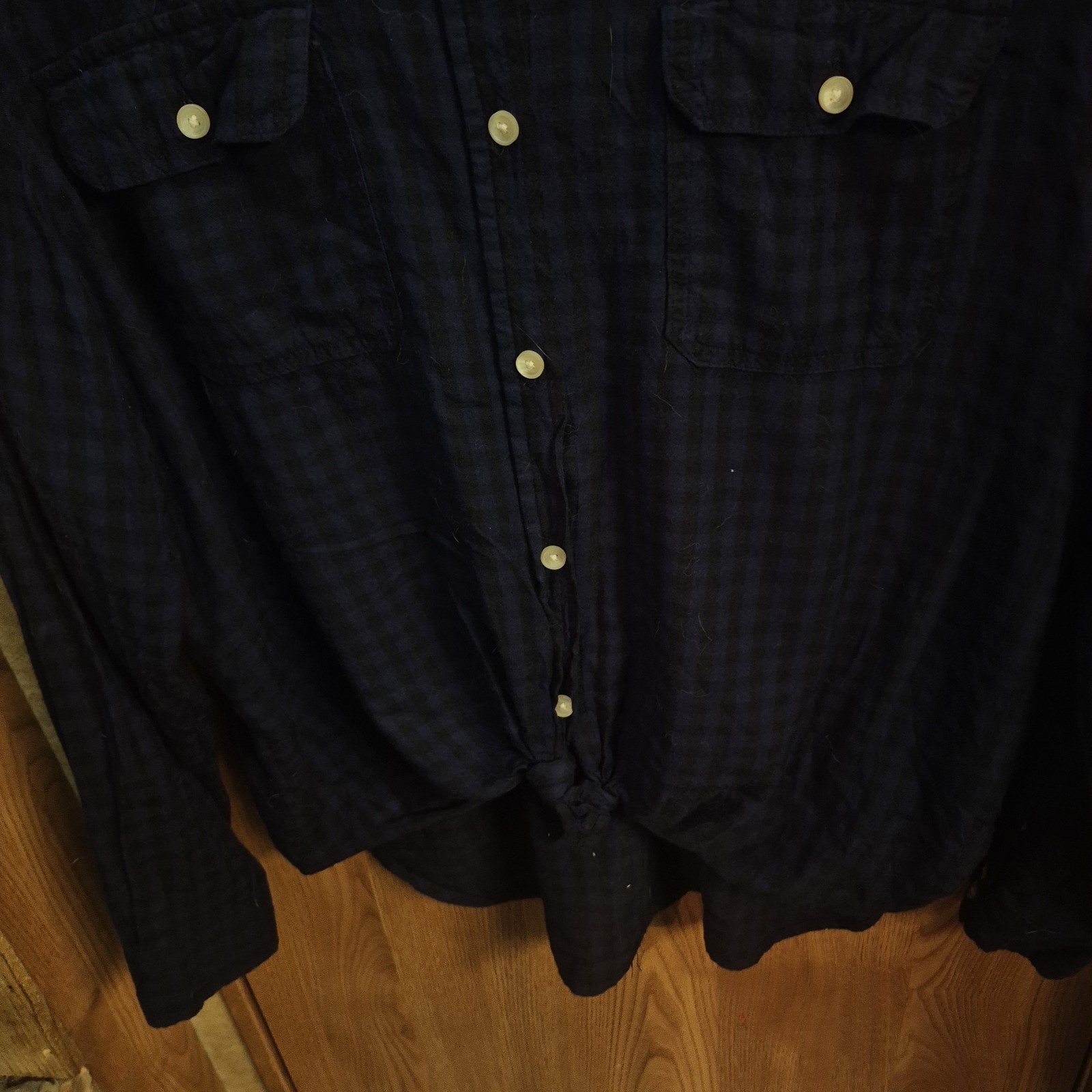 Universal Thread Green And Navy Checked  Size XXL - image 3