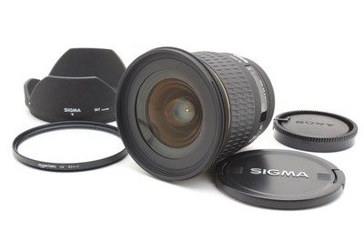[Almost Unused] Sigma 20mm f1.8 D EX DG ASPHERICAL for Sony Minolta A From JAPAN
