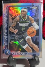 2025-26 Topps Chrome - Jaden McDaniels #176 Refractor