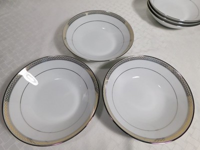 Set of 6 Noritake Legacy Splendor Cereal Bowls 4267, Contemporary
