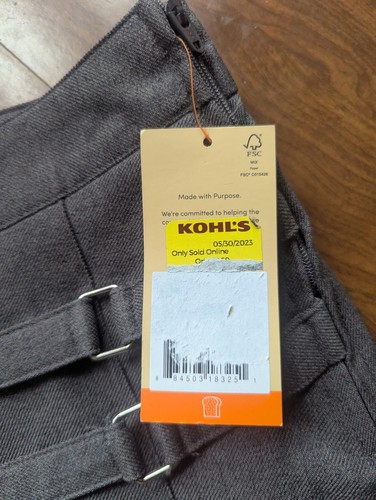 French Toast Size 20 Gray Pleated Skirt/Skort Buckle Accents - Picture 4 of 9