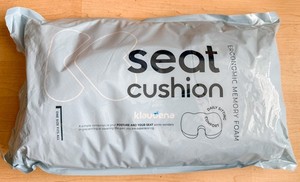 KLAUDENA BRAND MEMORY FOAM CHAIR CUSHION - BACK SUPPORT & SCIATICA PAIN RELIEF