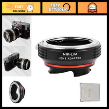 Nikon F to Leica M Lens Mount Adapter Manual Converter for Nikon F Lenses