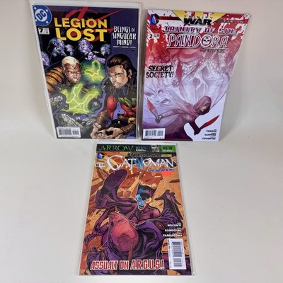 DC Comics New 52 Lot Catwoman 16 Legion Lost 7 Trinity of Sin Pandora 2
