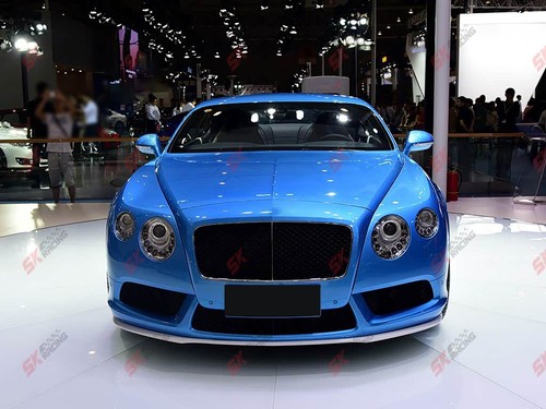 ABS Chrome/Black Front Bumper Grille Mesh For Bentley Continental GT V8 13-15 - Picture 5 of 31