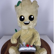 Marvel Kidrobot The Infinity Saga Baby Groot Plush 17" Vibrating Toy Works