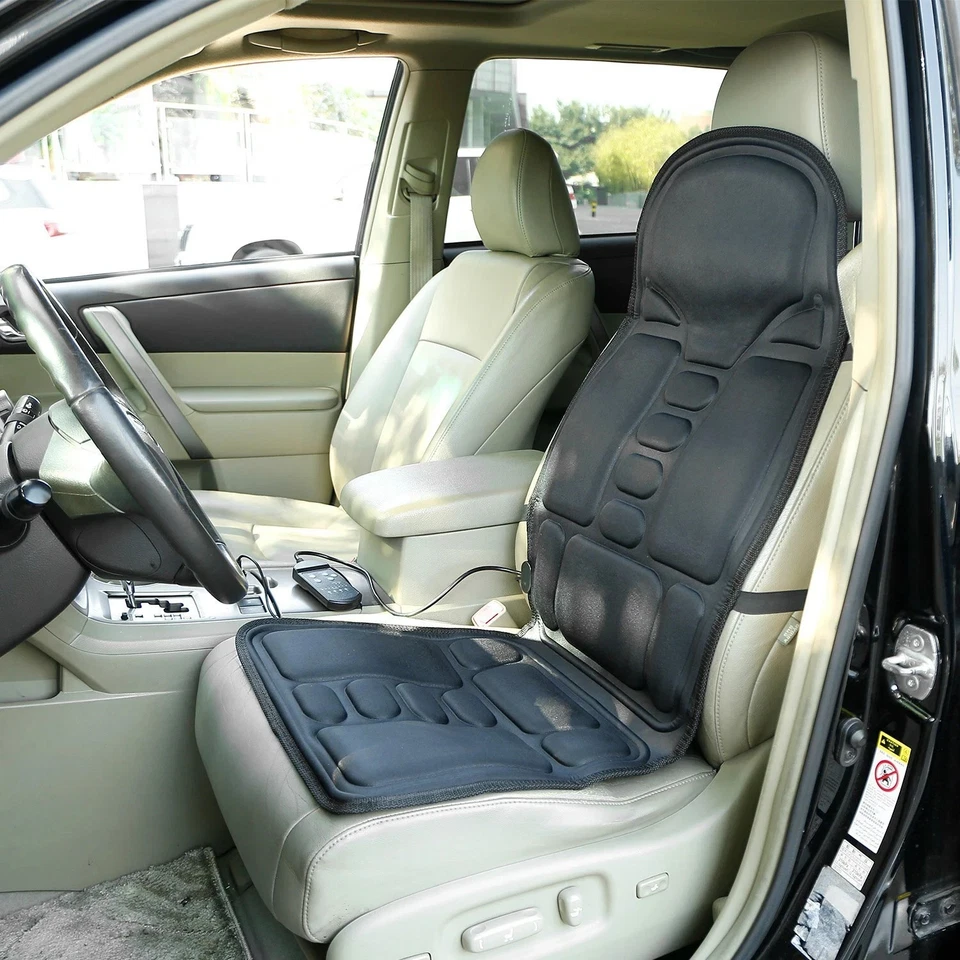 Back Massage Mat w/Remote, 8 Modes,7 Nodes - Car/Office/Home, Elastic Strap - Image 3 of 4