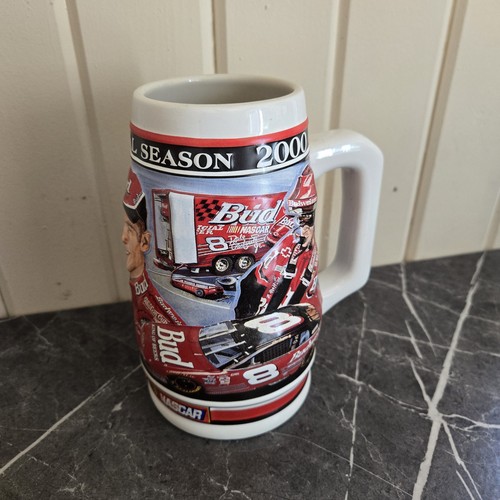 Dale Earnhardt Jr Budweiser NASCAR Oficial Temporada Inaugural 2000 Beer Stein - Imagen 6 de 13