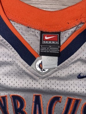 Vintage Nike Syracuse Carmelo Anthony #15 Grey Basketball Jersey