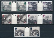 [123591] Great Britain 1994 Railway train eisenbahn Gutter pairs MNH