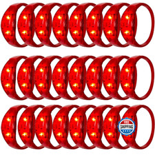 24 Pcs LED Glow Bracelets Sound Activated Bracelet Glow Bracelets with Flashing