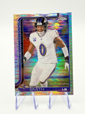2025 Topps Chrome Baltimore Ravens Roquan Smith Pulsar Refractor Card #27