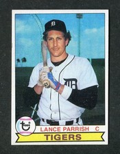 Lance Parrish Detroit Tiger 2nd Year MLB Rookie 1979 Topps Baseball Card #469 RC. rookie card picture