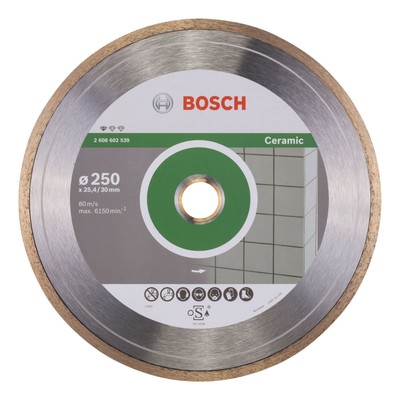 Bosch Zubehör Line Standard for Ceramic Diamanttrennscheibe - 250 x 30/25,4 x...