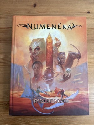 Numenera Corebook HC Monte Cook 2013 RPG Rulebook w/ Fold-Out Map Complete