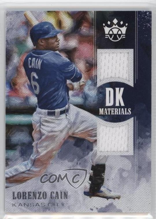 Lorenzo Cain #DKM-LC 2018 Panini Diamond Kings Baseball DK Materials