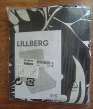 Ikea LILLBERG Chair Cover Genuine IKEA Slipcover Black White 801.198.06 - NEW