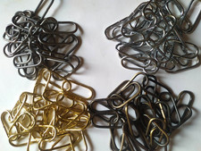 Lotto 12Pz Catena Genovese 1Mt per Lampadari Colori Vari Oro Ferro Bronzo Cromo