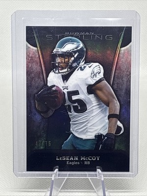 2013 Bowman Sterling - LeSean McCoy #4 Silver Refractor /75 Eagles NM+