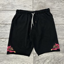 Ice Cream By BBC Running Dog Cotton Shorts Size Medium Black