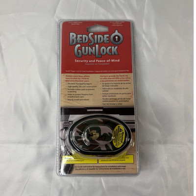 BedSide GunLock Keyed Trigger Lock for Handguns Brand New Sealed Pack