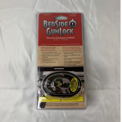 #ad BedSide GunLock Keyed Trigger Lock for Handguns Brand New Sealed Pack $10.00
