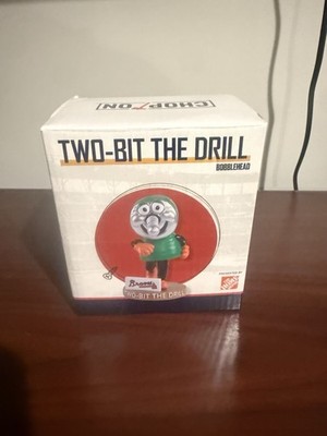 Two-Bit the Drill 2019 Atlanta Braves Home Depot Mascot Bobbleheads