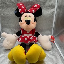 NWT VTG Disney Applause Mickey For Kids 24 Plush Minnie Mouse Red Poka Dot