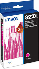 EPSON 822 Durabrite Ultra Ink High Capacity Magenta Cartridge T822XL320-S Work