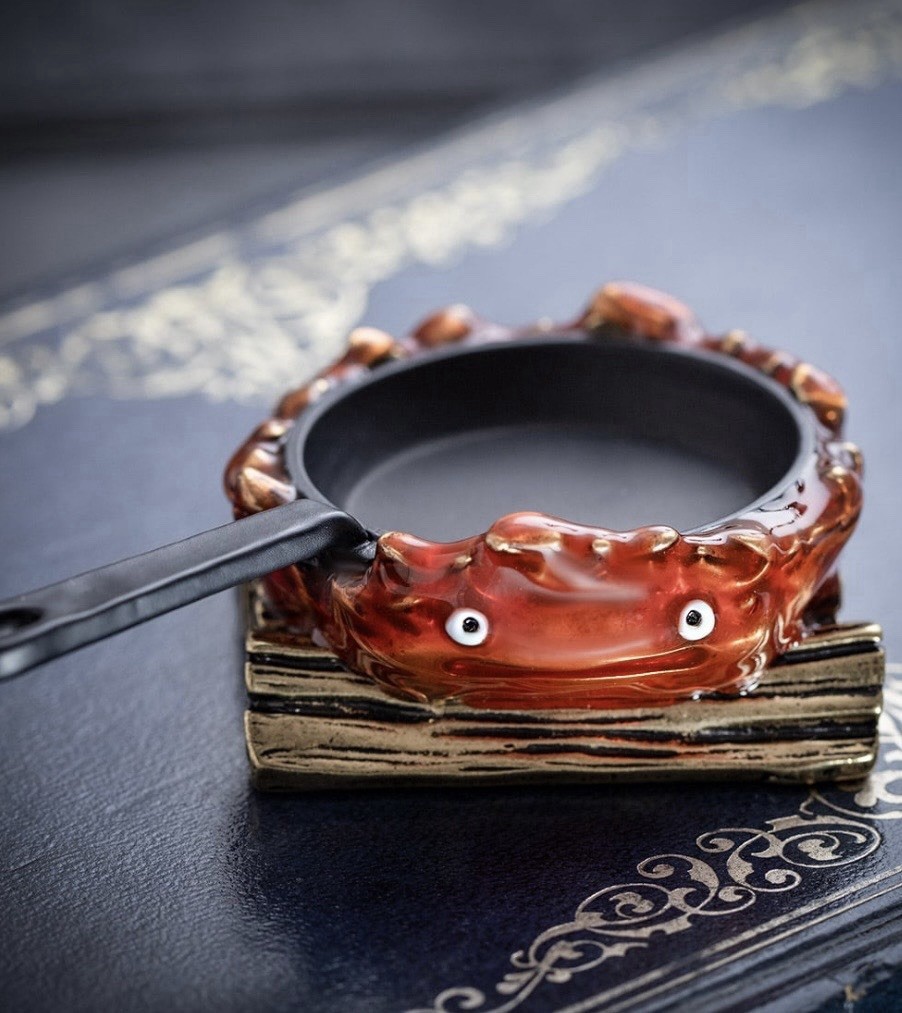 Soporte de anillo de calcifera Studio Ghibli bandeja de joyas accesorio de castillo móvil de aullido