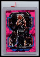 Seth Curry Philadelphia 76ers #198 Panini 2021-22 Panini Prizm Pink Ice