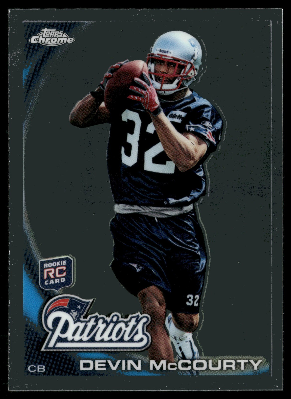 2010 Topps Chrome Devin McCourty Rookie New England Patriots #C32